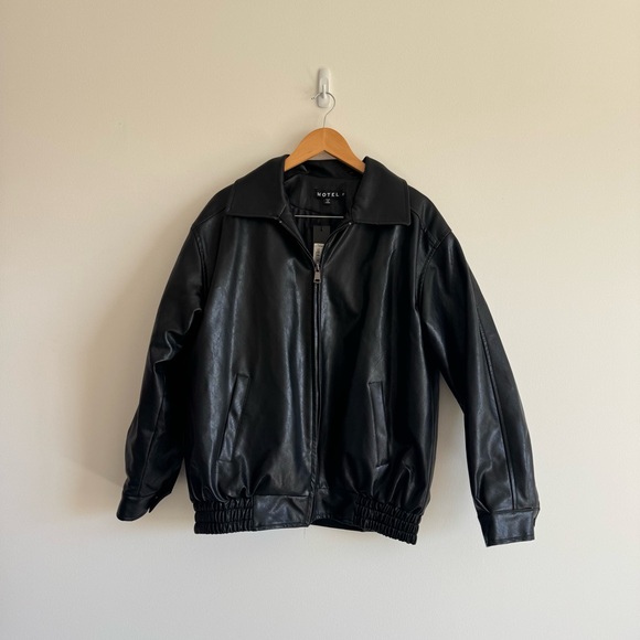 Motel Rocks | Cavita Jacket In PU Black New with Tags ~ XS - Picture 5 of 8